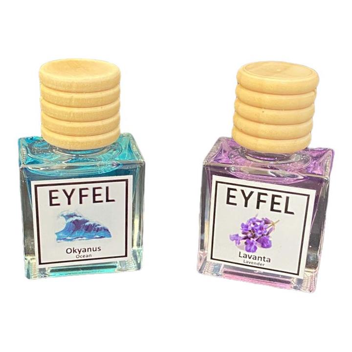 خوشبوکننده خودرو ایفل مدل اقیانوس و لوندر کد Ocean-Lavender حجم 10میلی‌لیتر بسته 2 عددی